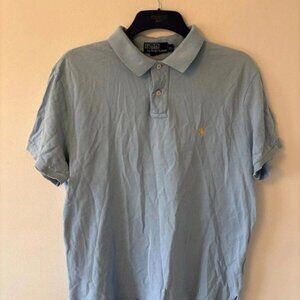 Polo by Ralph Lauren Men's Light Blue Polo Shirt